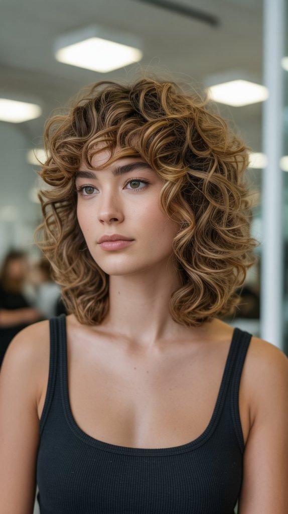 Voluminous Jellyfish for Thick Curly Hair