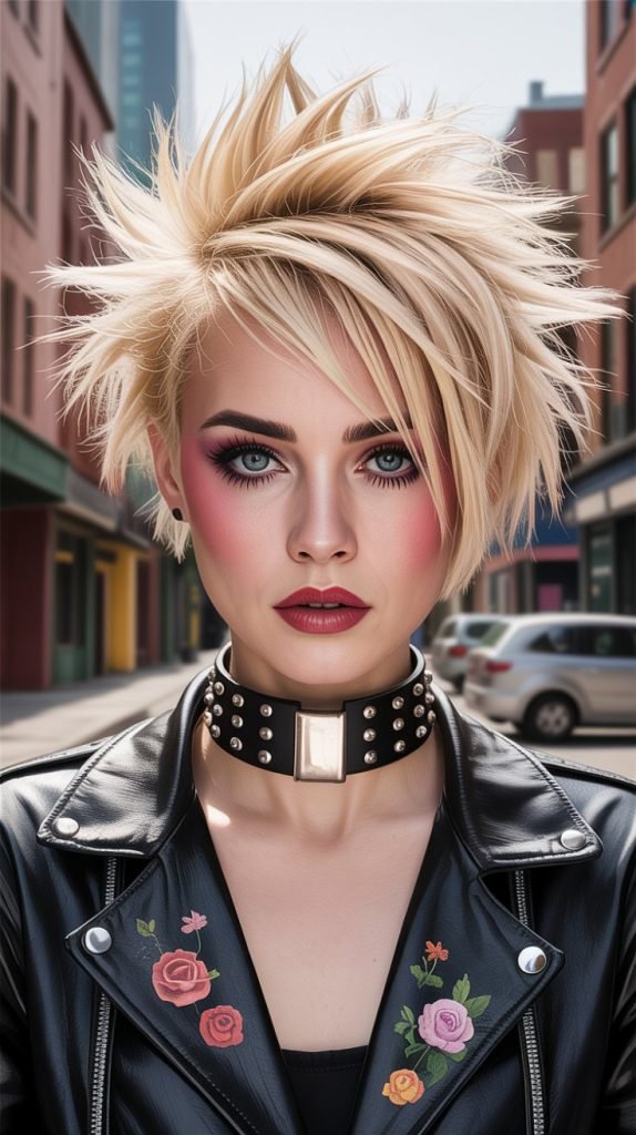 15. The Punk-Inspired Spiky Bob