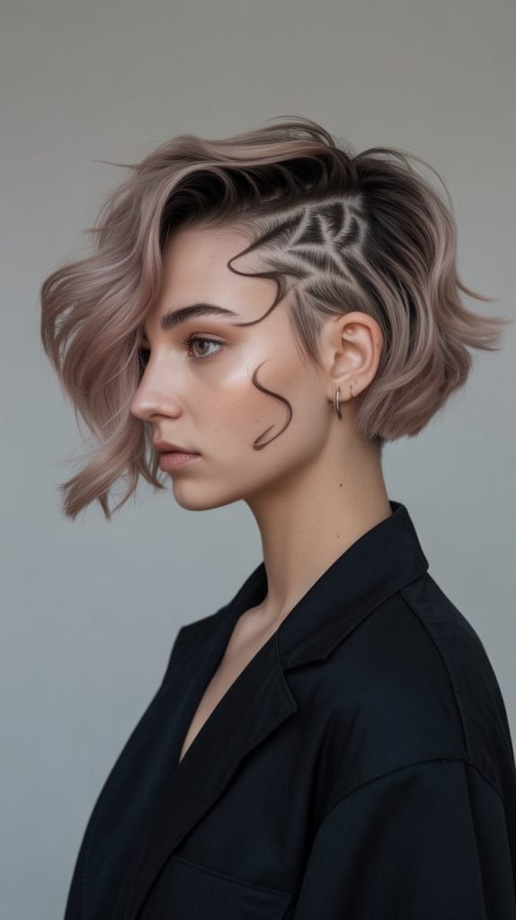 25. Avant-Garde Bob with Experimental Undercut