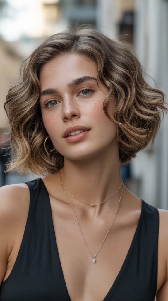 Wavy Bob with Effortless Styling