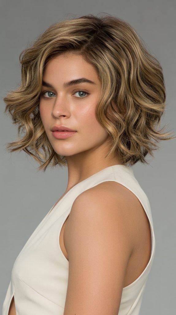  Wavy Bob with Enhanced Texture