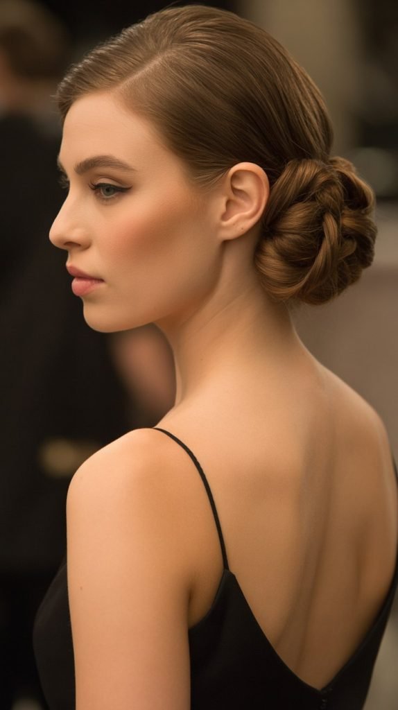 19. Twisted Side Updo