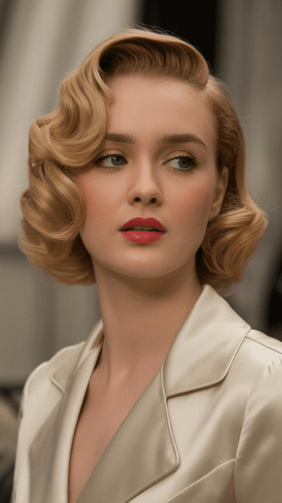  French Bob with Finger Waves