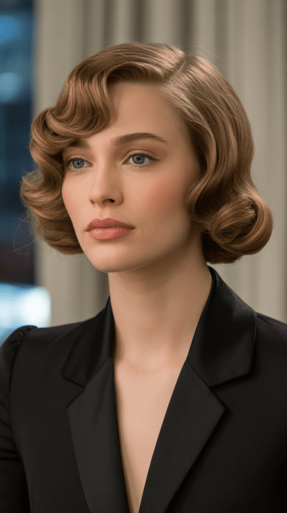  French Bob with Finger Waves