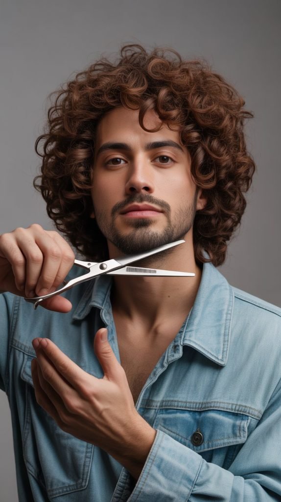 24. Curly Scissor Cut