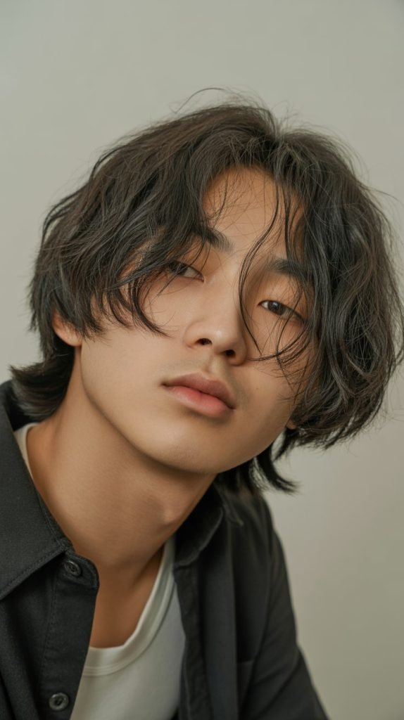 Messy Long Hair with Natural Texture