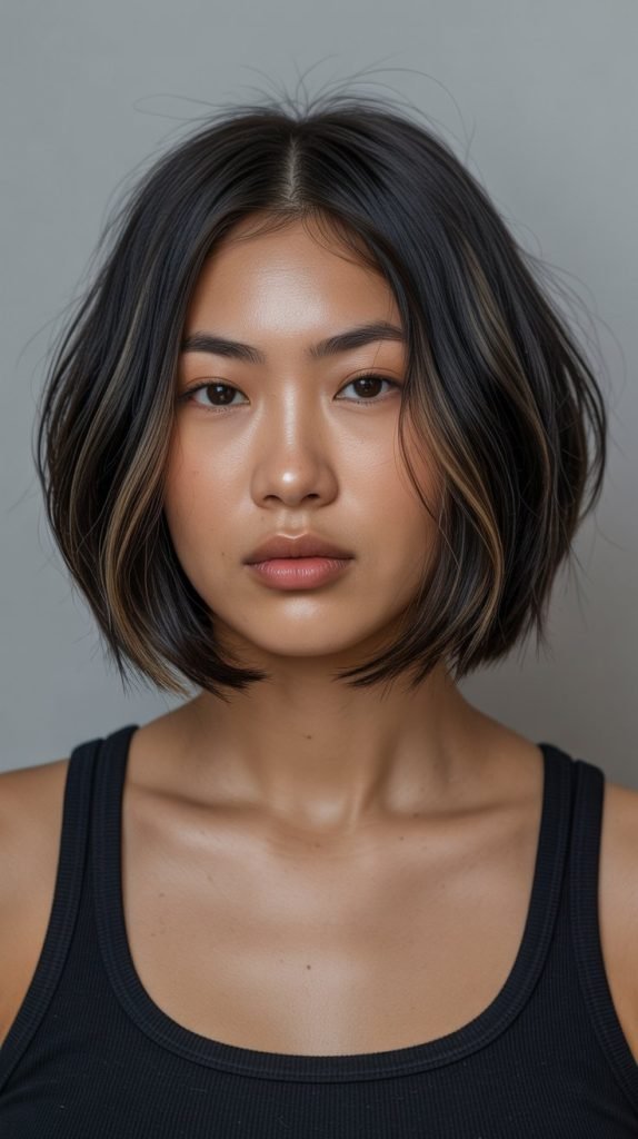 Blunt Bob with Subtle Layers