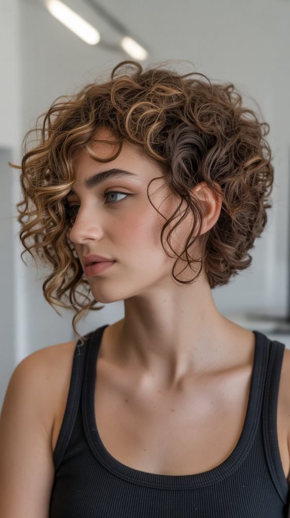 Asymmetrical Jellyfish with Tight Curls