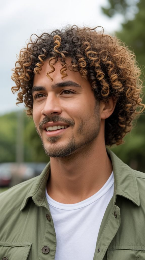 30. Curly Natural Cut