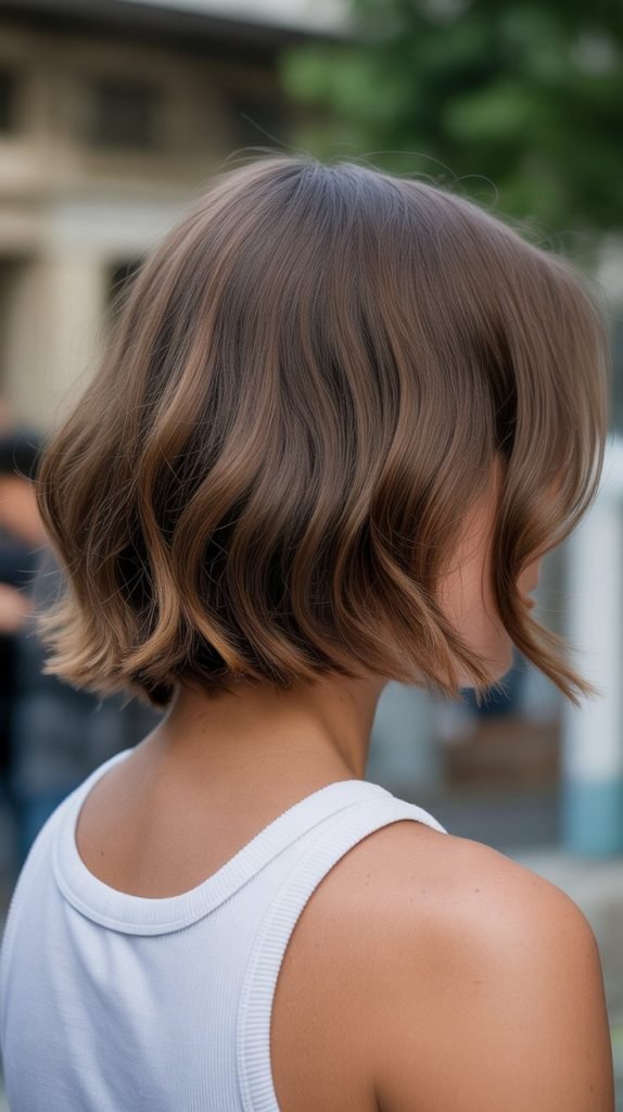 Natural Texture Bob Back Profile