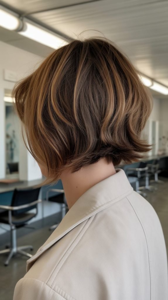 Disconnected Medium Bob Back View