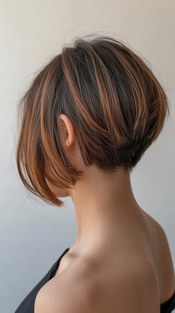 Layered Blunt Bob with Undercut