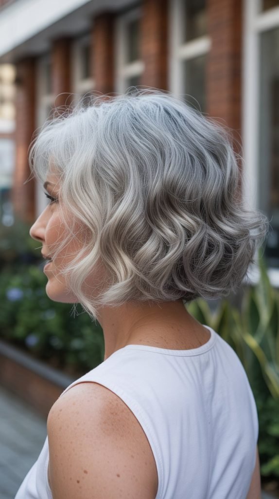 Wavy Bob with Natural Texture