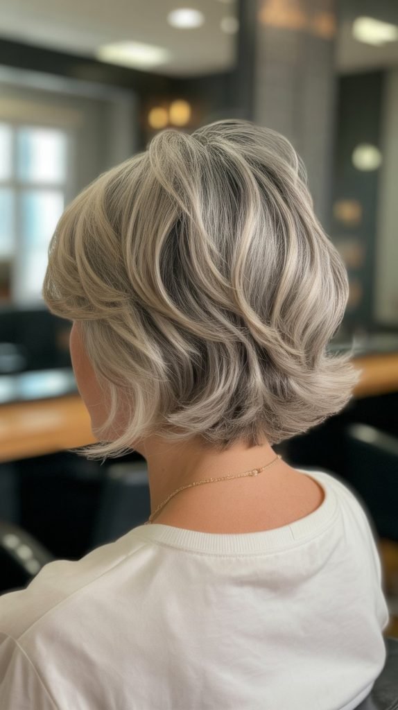 Shaggy Bob with Lived-In Texture