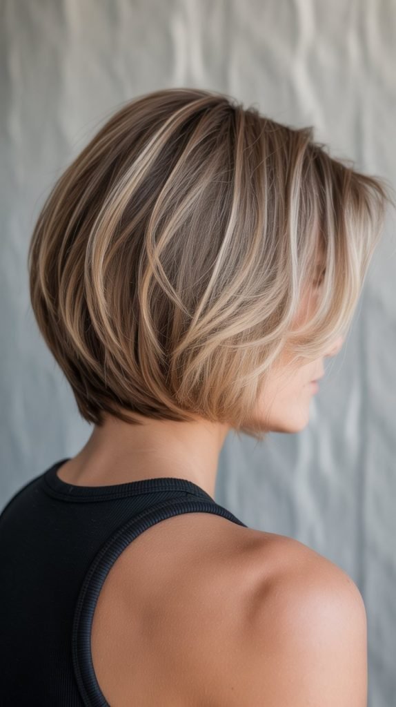 21. Sporty Layer Bob