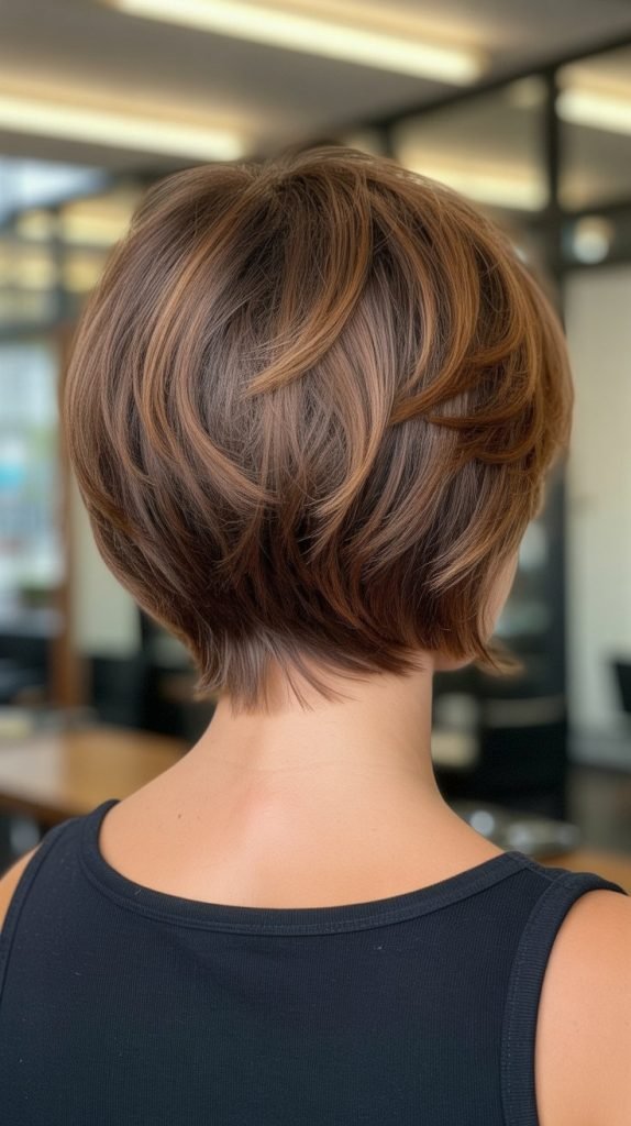 Textured Choppy Bob
