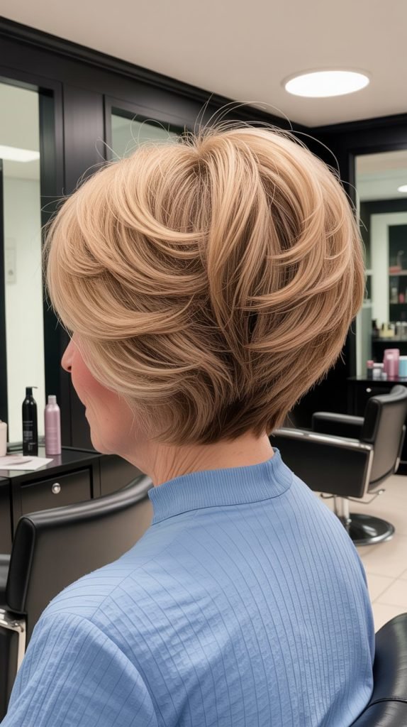 17. Stacked Bob with Volume