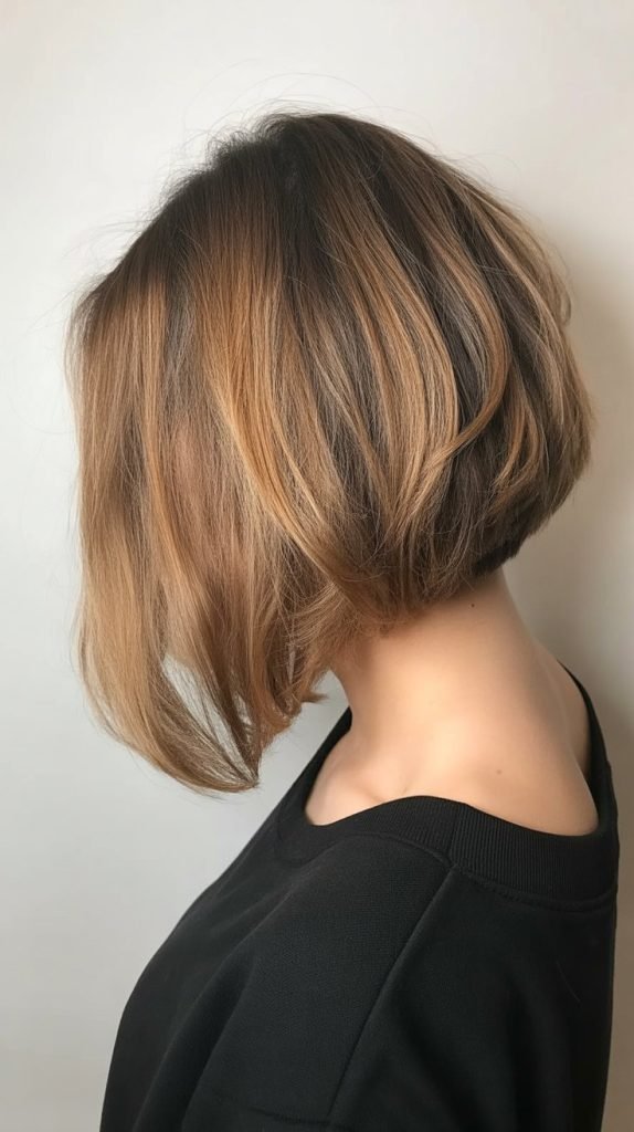 Angled Medium Bob Back View