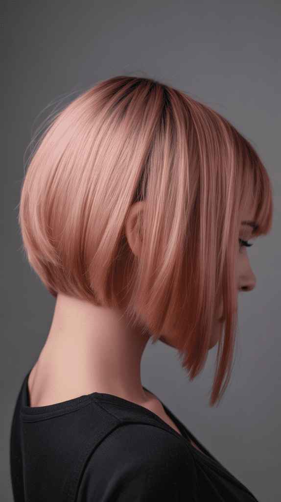 Hybrid Length Modern Inverted Bob