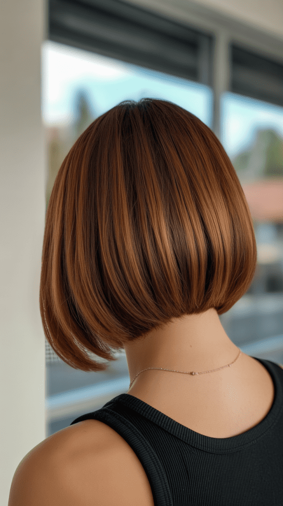 Shoulder-Length Graduated Inverted Bob