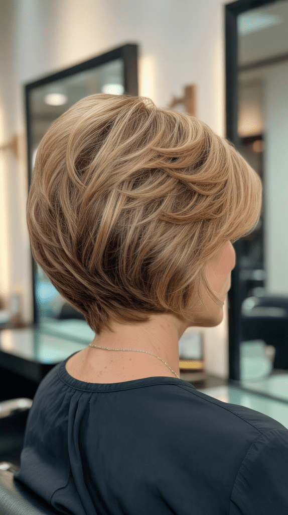 Stacked Inverted Bob with Volume