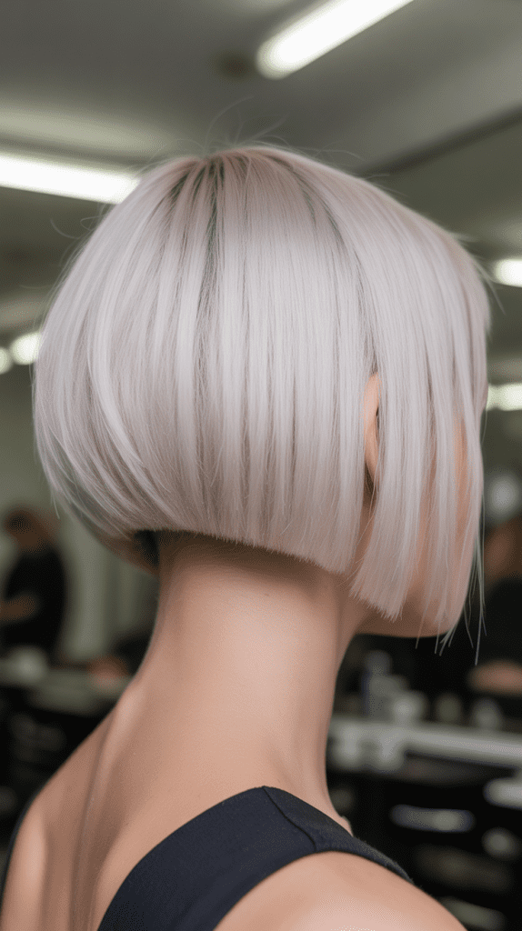 Ultra-Sharp Blunt Inverted Bob