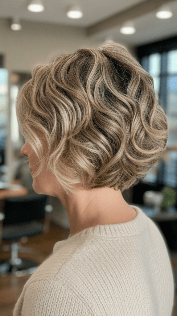  Wavy Inverted Bob