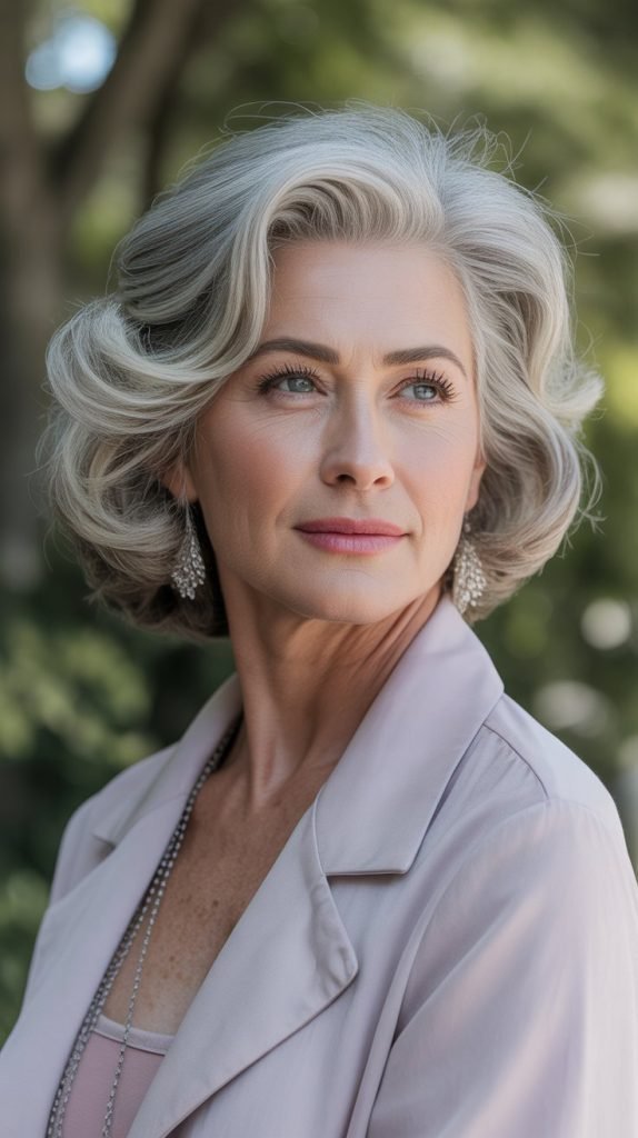 Gentle Waves with Side Part