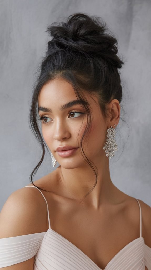 10. High Textured Bun