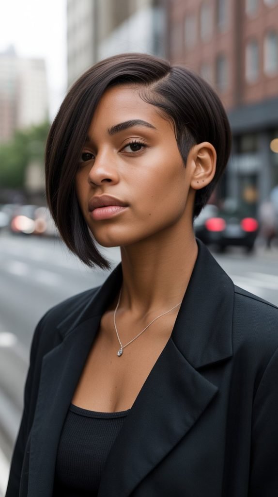 Asymmetrical Straight Cut