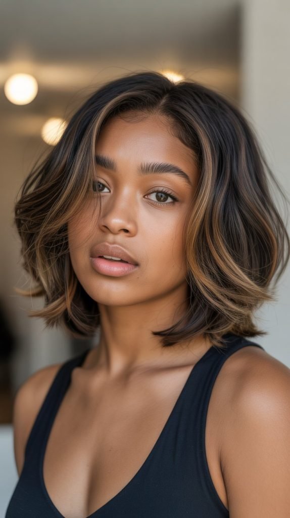  Layered Chin Bob with Movement