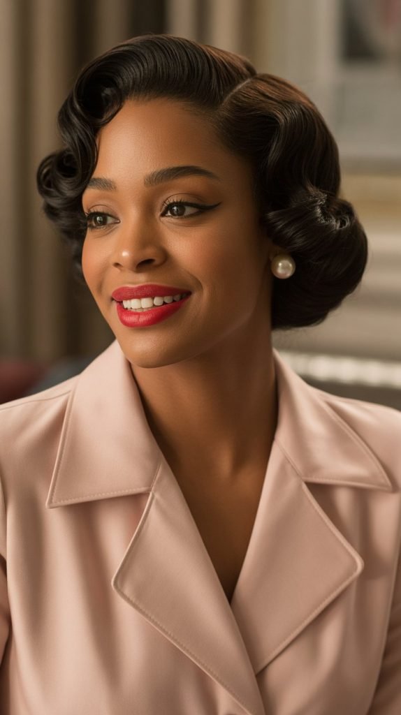 Pin Curl Vintage Waves