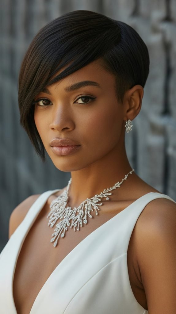 Sleek Asymmetrical Pixie