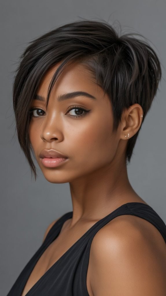 26. Asymmetrical Pixie Cut