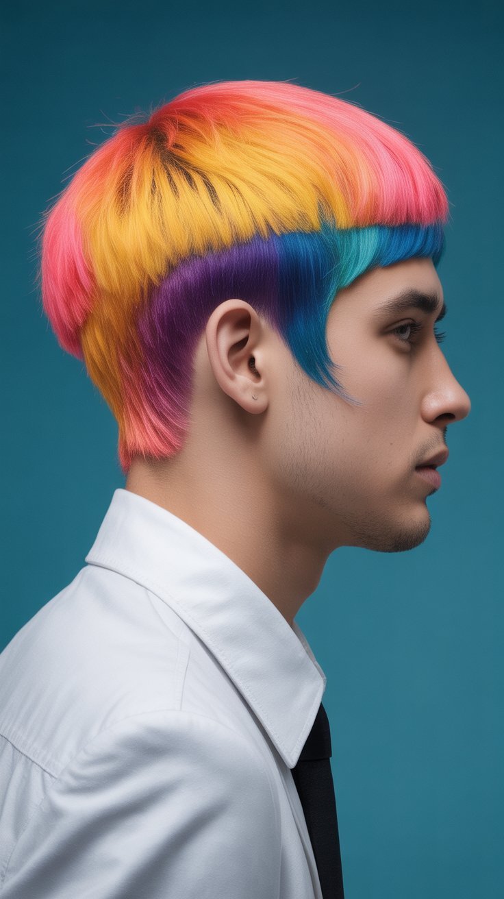 Jellyfish Cut with Color Blocking