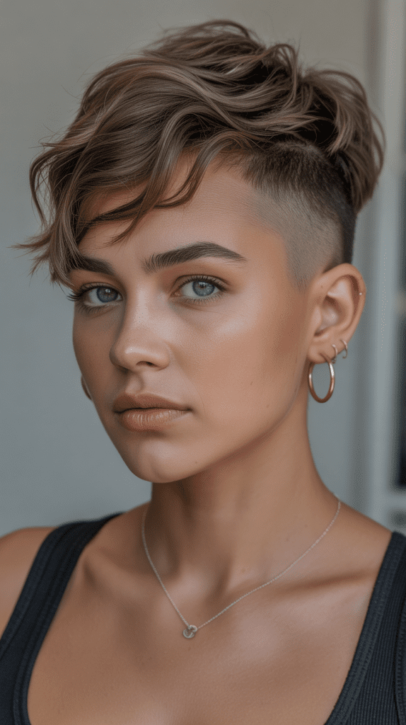 Choppy Pixie with Undercut
