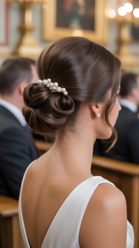 6. French Twist with Volume Boost