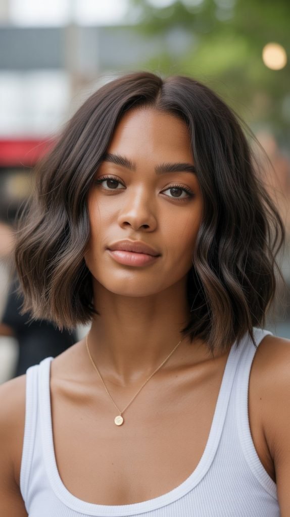 Textured Bob with Choppy Ends