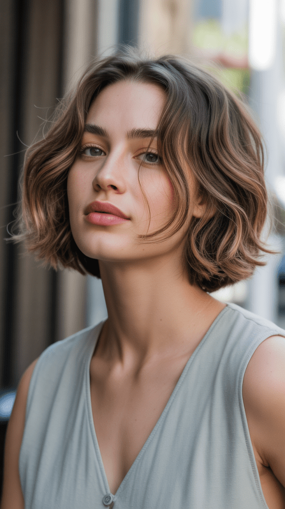 Messy Jaw-Length Bob