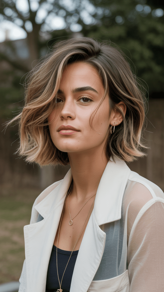  Tousled Layered French Bob