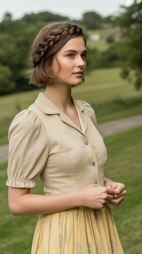 Milkmaid Braid Bob