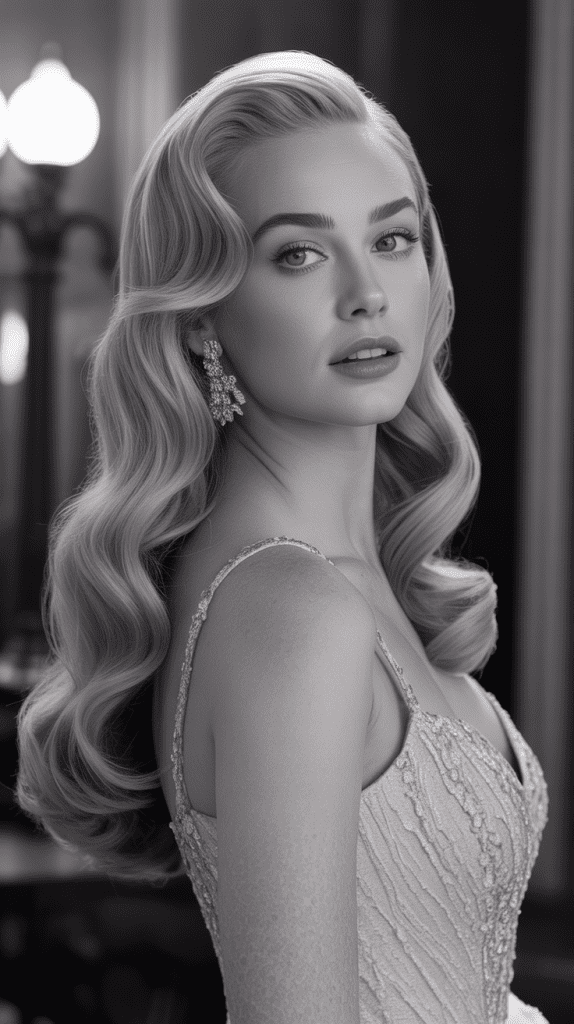 Glamorous Old Hollywood Waves