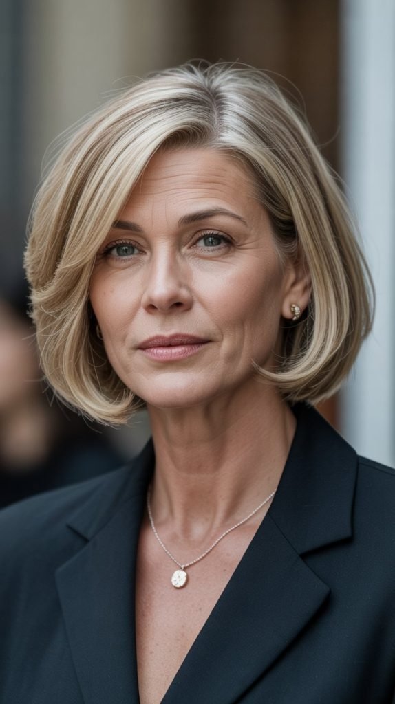 18. Chin Bob with Tucked-Under Ends