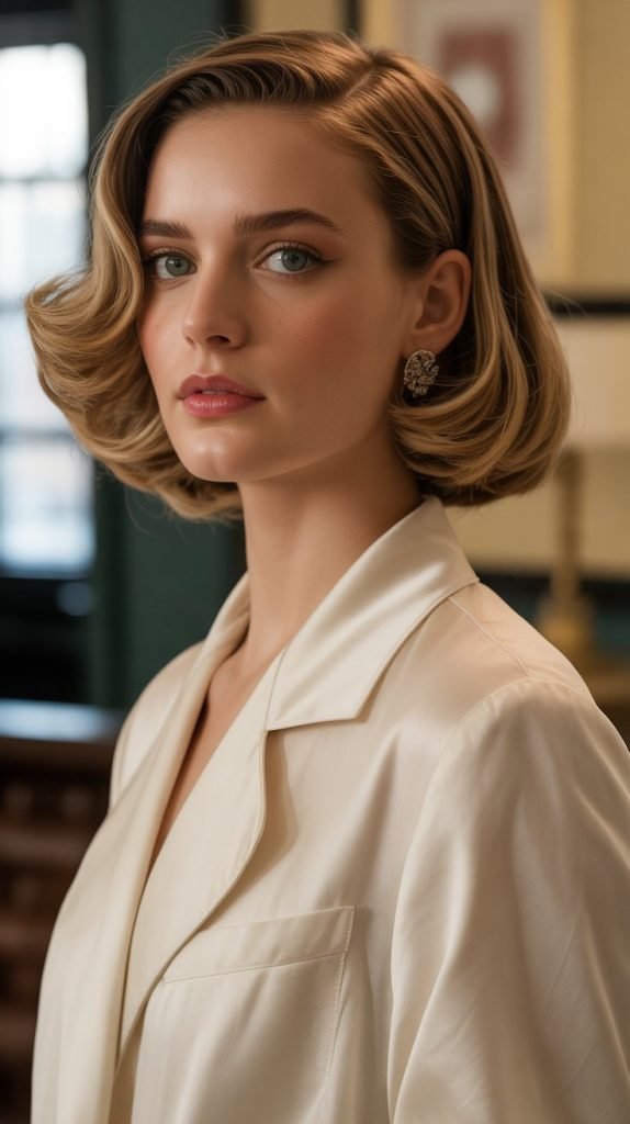  Stacked Bob with Vintage Inspiration