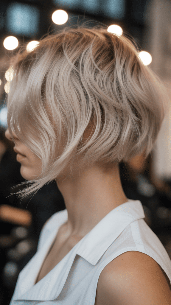  French Bob with Razored Ends