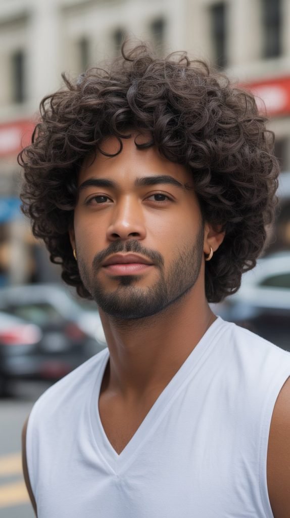 Voluminous Curly Cut