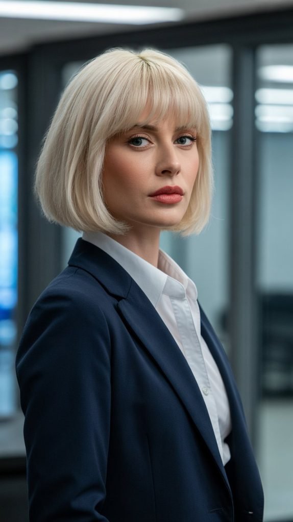 Power Bob with Statement Bangs