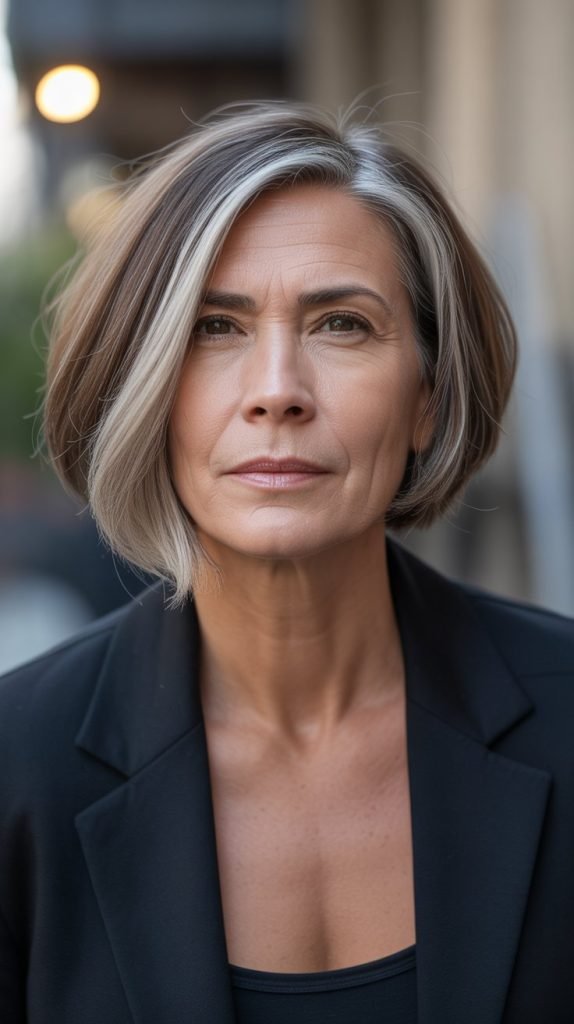 5. Asymmetrical Chin-Length Bob