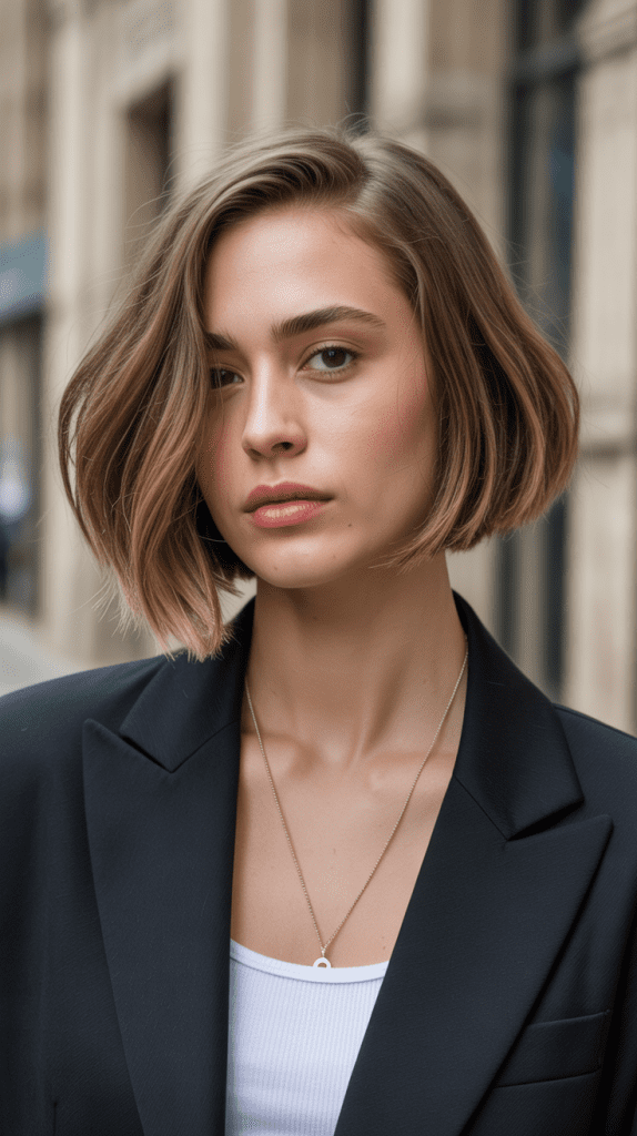 French Bob with Pieced-Out Ends