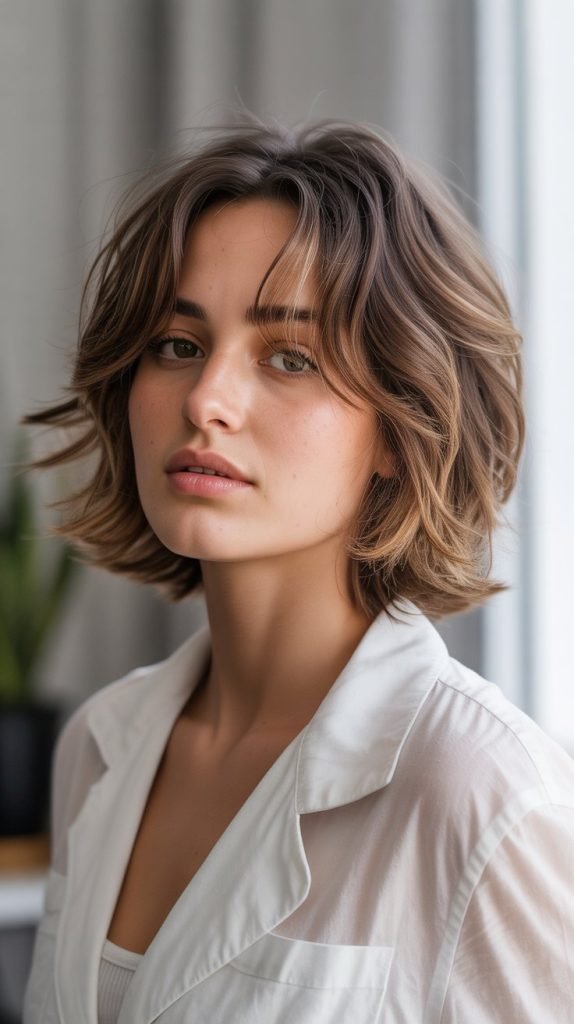  Tousled Layered French Bob